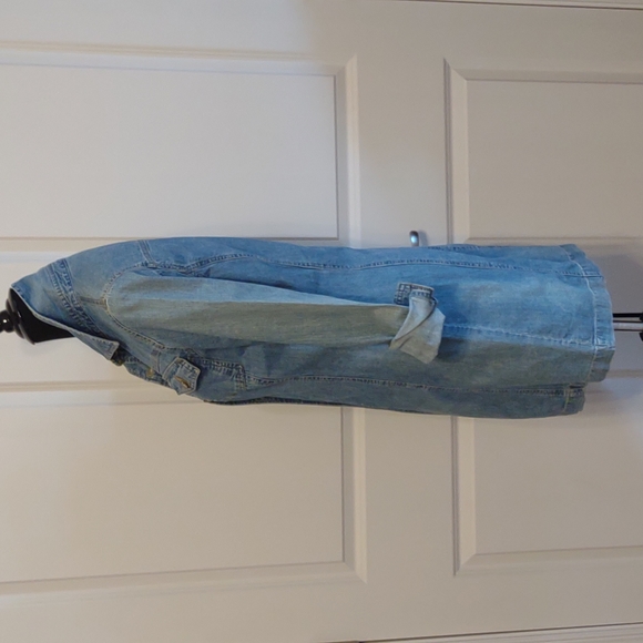 Vintage 80s/90s GAP Jeans Button Front Denim Dress - Picture 3 of 7